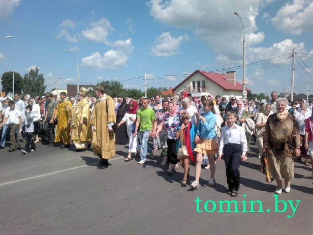 Крестный ход был совершен в Бресте 24 июня, в Неделю всех белорусских святых