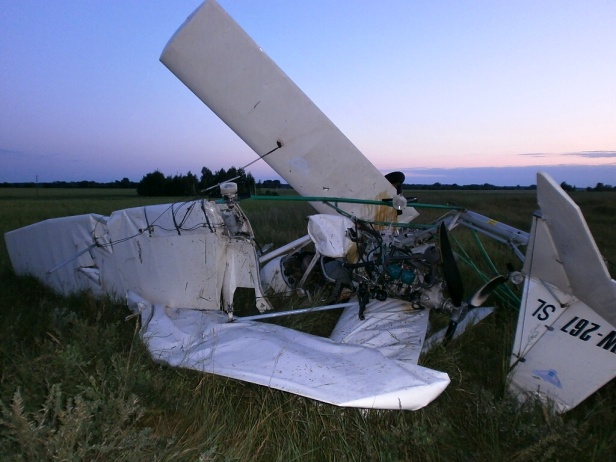 В Хойникском районе потерпел крушение самолет