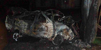 В Барановичском районе «Фольксваген» врезался в дерево и загорелся: погибли 3 человека (фото)