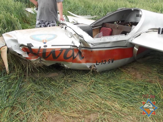 В Молодечненском районе разбился одномоторный мотопланер: двое пострадавших - фото