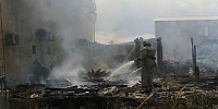 На пожаре в Коктебеле спасены пятеро белорусских туристов - фото