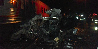 В Молодечненском районе «Мерседес» зажало между двумя поездами: трое погибших - фото