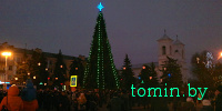 В Бресте торжественно открылась главная елка города - фото