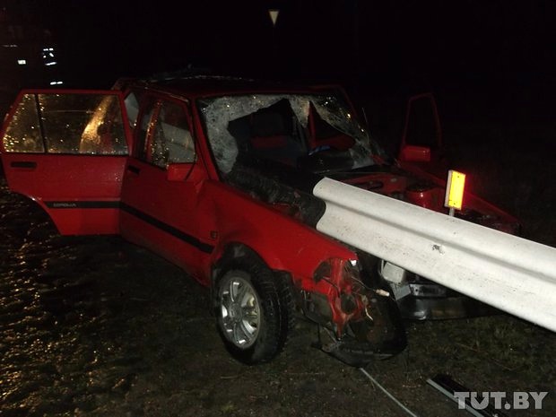В Кобринском районе «Тойота» нанизалась на ограждение моста: погиб пассажир - фото