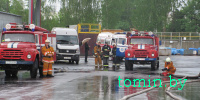Брест: спасатели «ликвидировали» пожар на «Гефест-технике» - фото