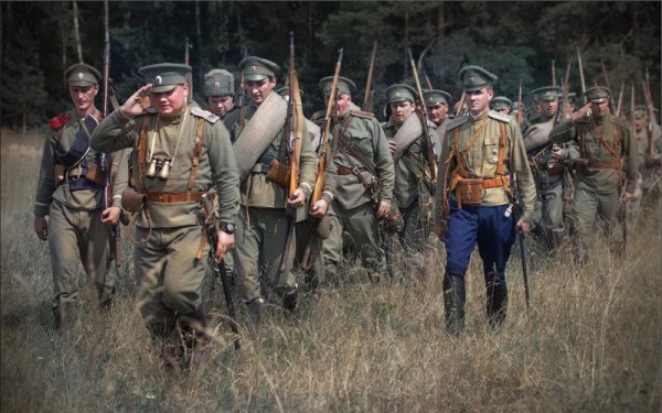 Реконструкция событий Первой мировой войны - фото