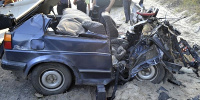Лобовое столкновение в Лельчицком районе: двое погибших, четверо пострадавших - фото