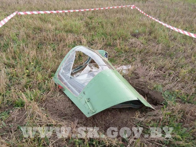 В Лидском районе разбился штурмовик СУ-25 - фото