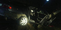 В Ганцевичах «Мерседес» врезался в дерево: водитель погиб, пассажир в больнице - фото