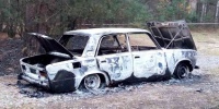 В Жлобине в сгоревшем автомобиле обнаружены останки трех человек – фото