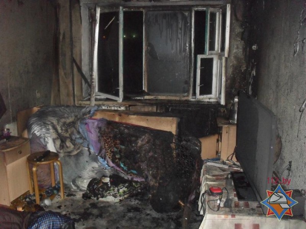 В Ляховичах из-за пожара эвакуировали общежитие аграрного колледжа - фото