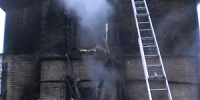 Пожар в г.п.Подсвилье Глубокского района случился 18 февраля – фото 