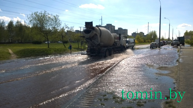 Потоп на Орловской в Бресте - фото