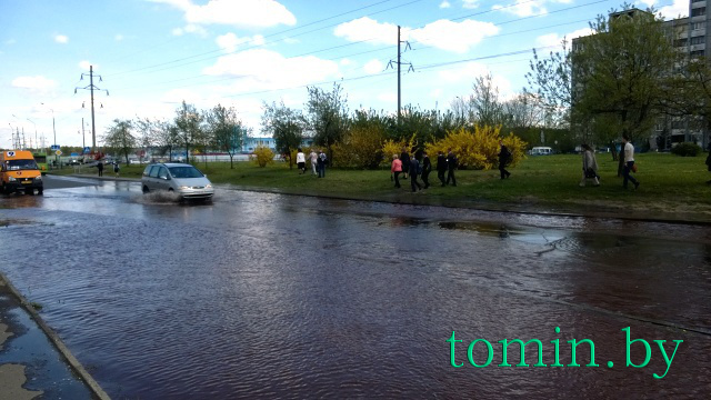 Потоп на Орловской в Бресте - фото