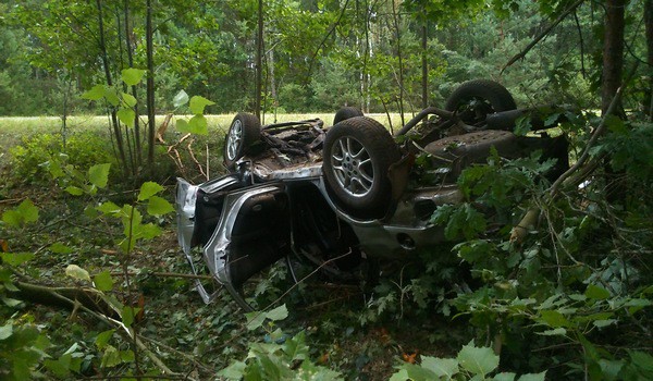 В Ганцевичском районе ночью 9 июля перевернулся «Опель»: водитель погиб, два пассажира в больнице - фото