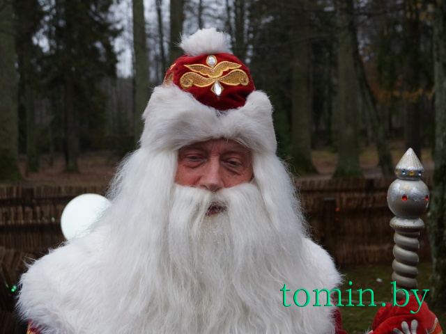 Белорусский Дед Мороз в Беловежской пуще. Фото Тамары ТИБОРОВСКОЙ.