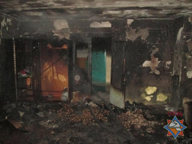 На пожаре в Новых Засимовичах Пружанского района спасли 16 человек - фото