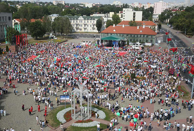 Митинг в Гродно