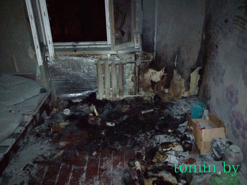 Пожар в общежитии в Бресте