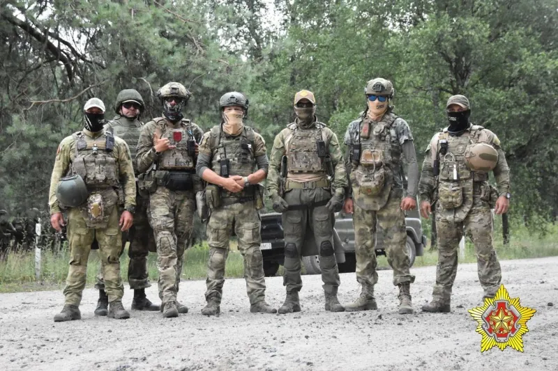 Белорусские военные проводят совместные занятия с бойцами ЧВК «Вагнер» на полигоне Брестский