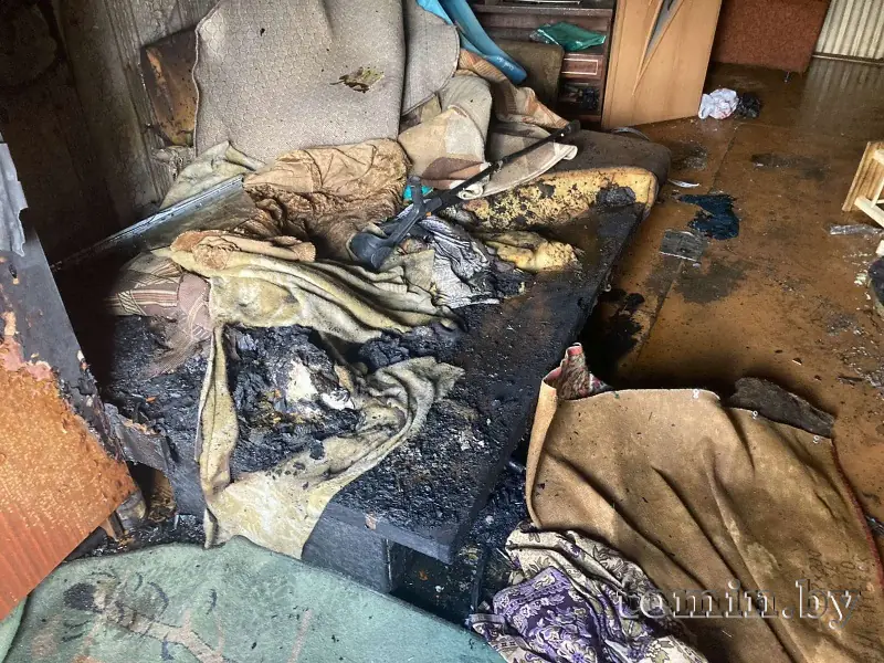 В Бресте на пожаре погиб 70-летний мужчина
