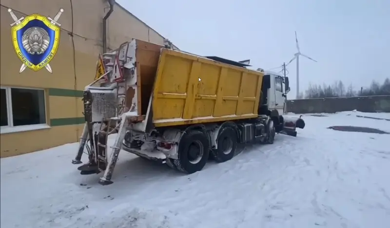 Водитель снегоуборочной машины погиб в Дрибине