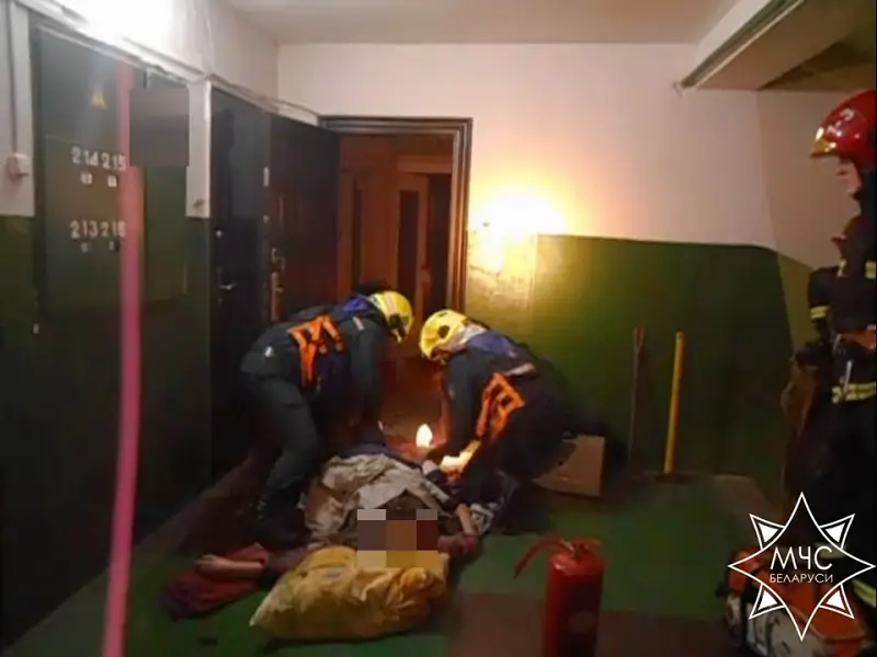 В Бресте горела квартира на Ленинградской: хозяйку удалось спасти