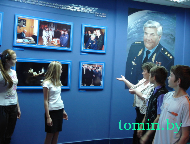 Музей "Космос" в Томашовской школе, в которой учился Петр Климук - фото