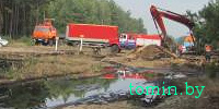 К расследованию по факту разлива нефти в Дрогичинском районе подключилось природоохранное ведомство - фото