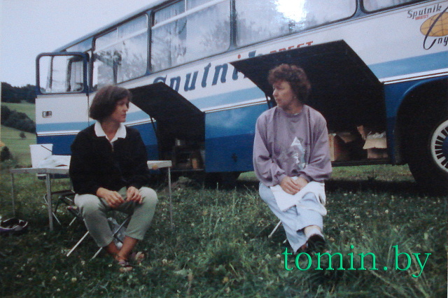 Лето 1994 года. Веломарафон из белорусского во французский Брест . Тамара Гладыщук и Светлана Венскович - фото