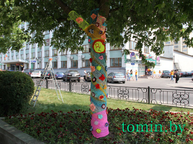 В Бресте впервые отметили Всемирный день вязания на публике - фото