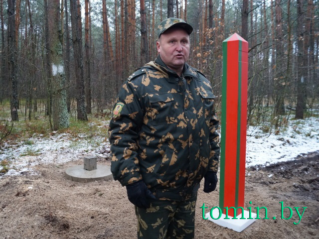 Начальник управления делимитации и демаркации государственной границы ГПК Беларуси полковник Александр Архипов. Фото Тамары ТИБОРОВСКОЙ