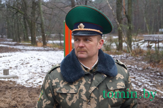 Начальник пресс-службы Брестской пограничной группы Александр Кислов. Фото Тамары ТИБОРОВСКОЙ