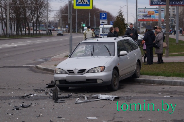ДТП в Бресте: на перекрестке Орловской и Гаврилова столкнулись «Ситроен» и «Ниссан» - фото