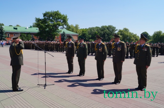 Военная присяга в Брестской крепости.  Фото Тамары ТИБОРОВСКОЙ