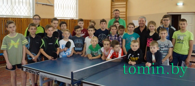 Юные теннисисты ДЮСШ №2 Бреста. Фото Тамары ТИБОРОВСКОЙ