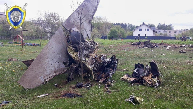 В Барановичах разбился Як-130