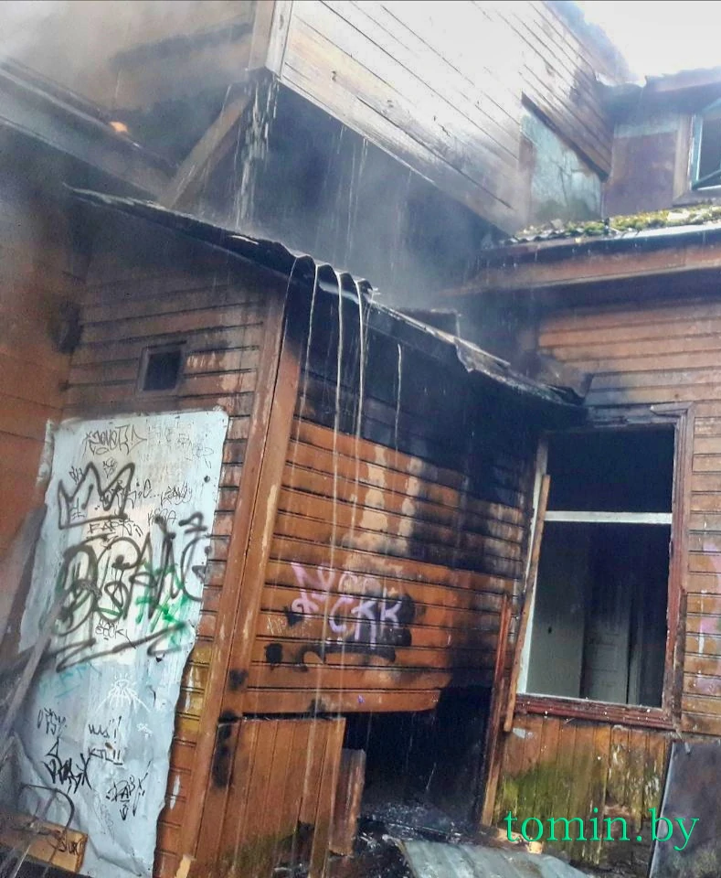 Пожар на Карбышева в Бресте