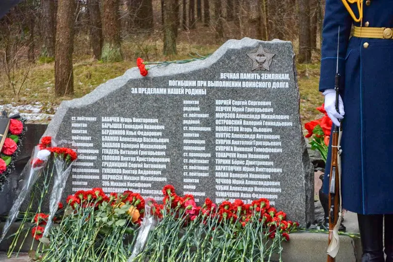 В Бресте открыли стелу с именами воинов-интернационалистов, погибших в Афганистане