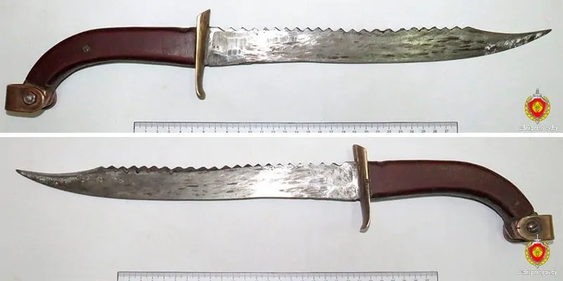 В Пинске у безбилетника изъяли самодельный нож