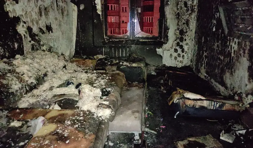 В Бресте на Вульковской горела квартира: спасены женщина и ее 4-летняя дочь