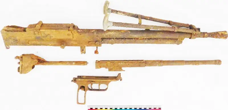 Французский пулемет выкопал на своем участке житель Барановичского района