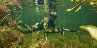 На карьере Околоты задержаны браконьеры на ночной подводной охоте