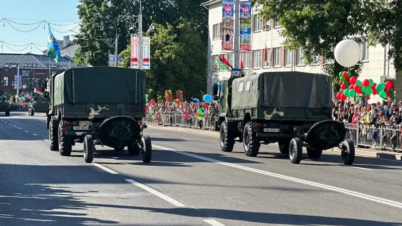 В Бресте 9 мая прошел парад в честь Дня Победы