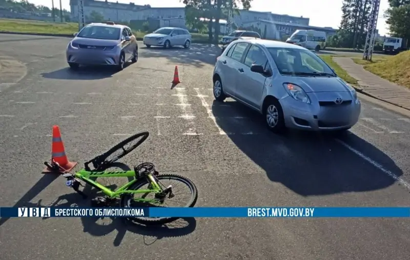 В Бресте на Гродненской «Тойота» сбила 14-летнего велосипедиста