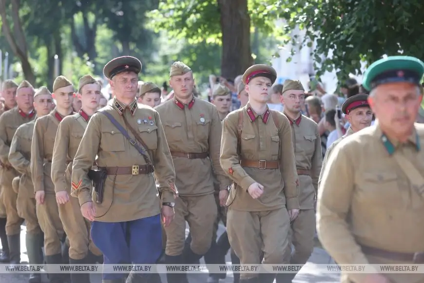 В Бресте 21 июня воссоздали атмосферу последнего мирного дня 1941-го