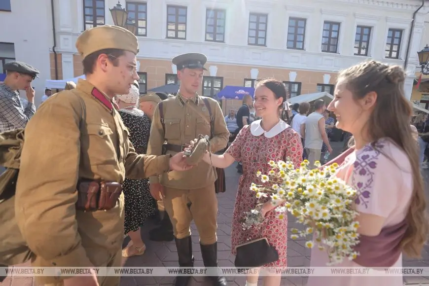 В Бресте 21 июня воссоздали атмосферу последнего мирного дня 1941-го