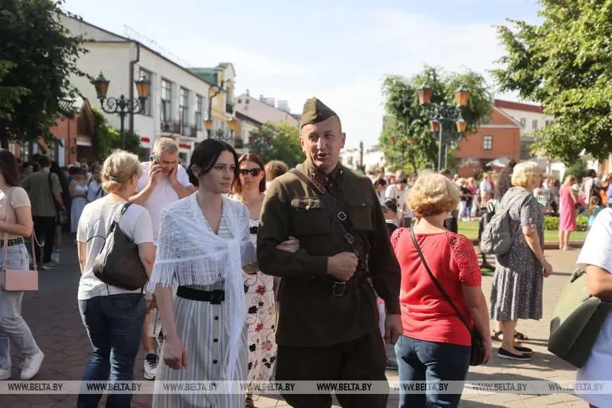 В Бресте 21 июня воссоздали атмосферу последнего мирного дня 1941-го