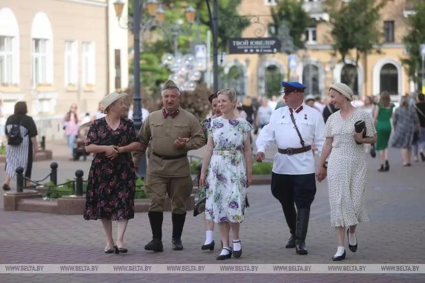 В Бресте 21 июня воссоздали атмосферу последнего мирного дня 1941-го