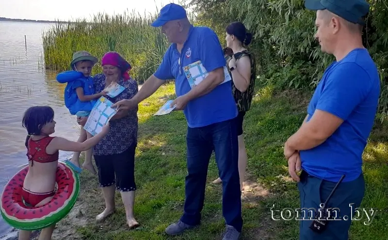 Рейды по местам отдыха на водоемах проходят на Брестчине